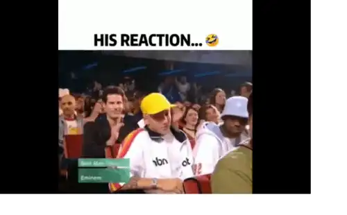 Eminems reaction  stage performance English Song video