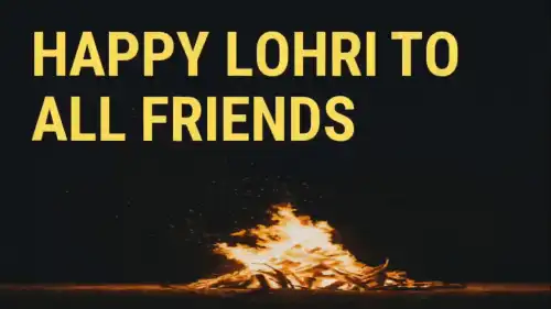 Happy Lohri To All Friends WhatsApp Video Status