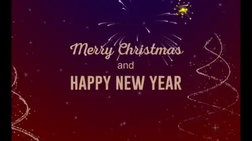 Marry Christmas And Happy New Year Wishing Video Status