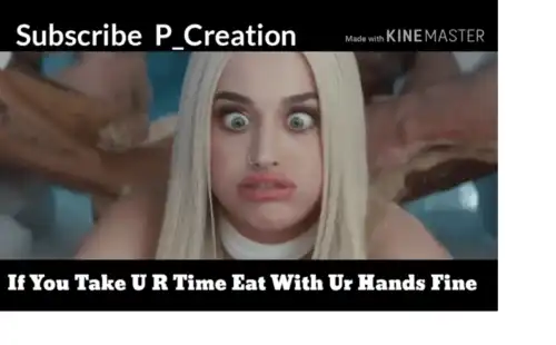 I m on the menu Katy Perry English Song video