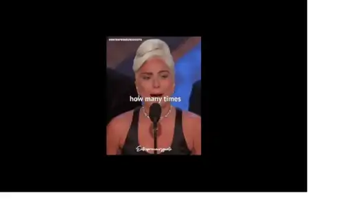 Words of Lady Gaga Motivational Hollywood Song